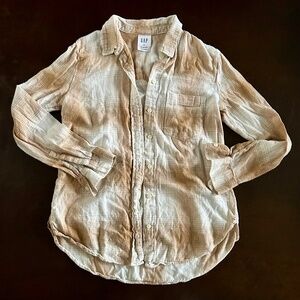 XS LS Drapey Flannel, Camel Plaid, Fall ‘23, The Easy Shirt